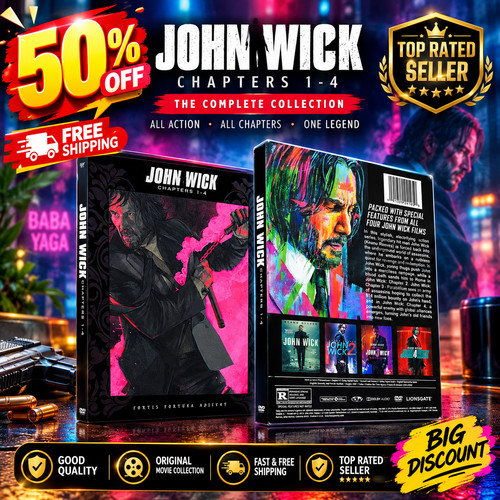 John wick chapters film - wick, 1-4
