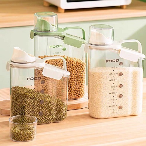 Plastic cereal dispenser grain - plastic,