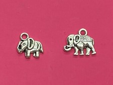 Tibetan Silver Elephant Charms