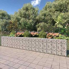 Gabion wall with covers - with,