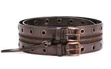 Celine Brown Leather Belt Size