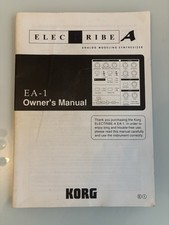 Korg Electribe EA-1 Manual - Great Condition