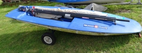 Topper sailing dinghy with