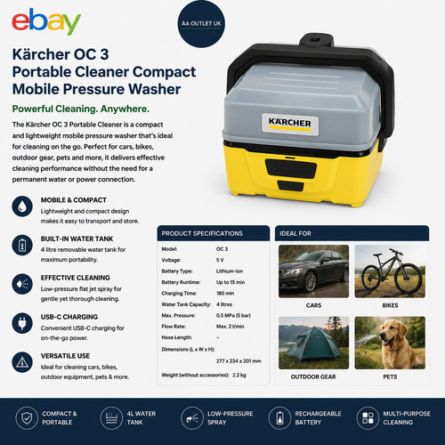 Kärcher portable cleaner - 3,