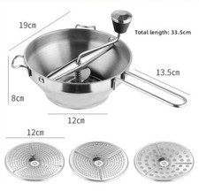 Food Mill Stainless Steel With