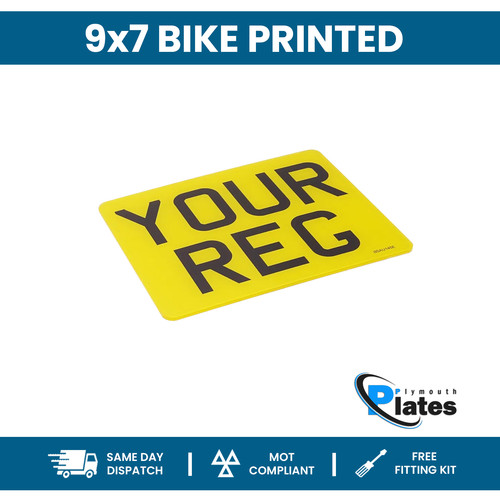 Number plates motorbike - plates,
