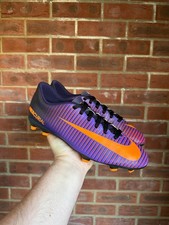 NIKE MERCURIAL VORTEX III PURPLE ORANGE UK10 US11 831969-585 100% AUTHENTIC MENS