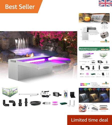Stainless steel waterfall - steel,