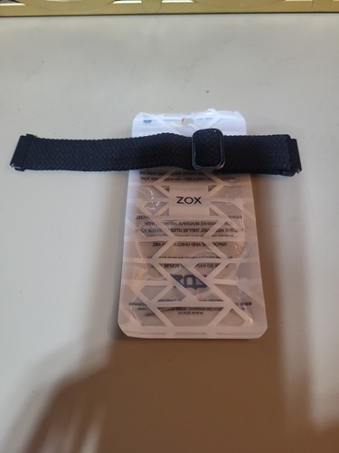 Black zox watchband - black,