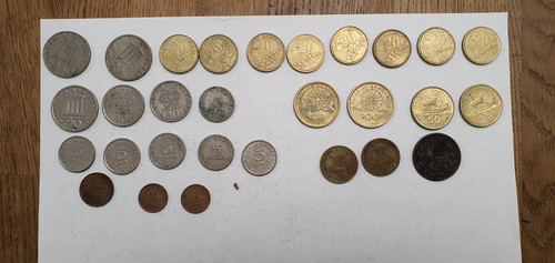 Greese drachma coins - drachma,