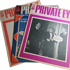 4x Private Eye Magazine 1970