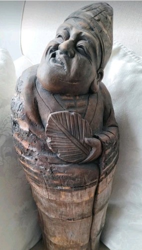 Vintage japanese carved bamboo - vintage,
