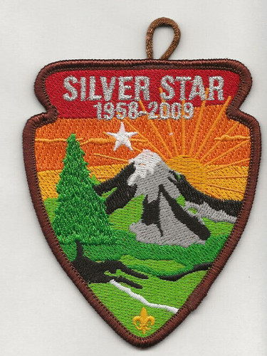 Arrowhead patch silver star - patch,