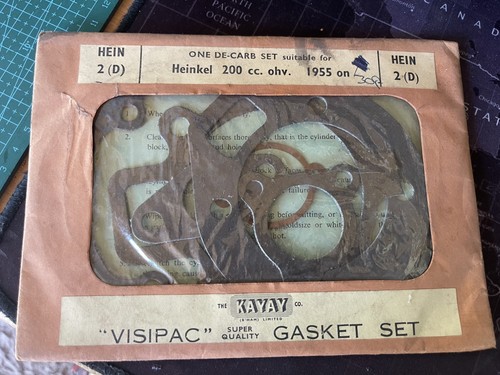 Heinkel 200cc ohv gasket set - 200cc,