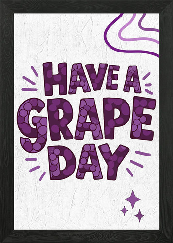 Have grape day - grape, wall