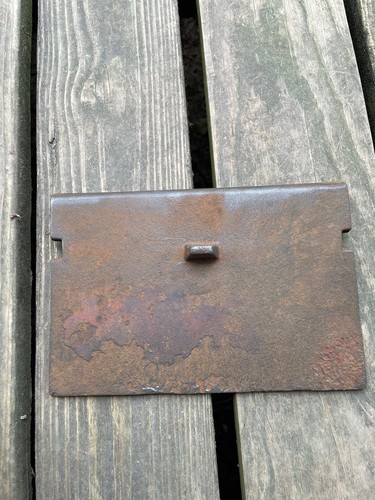 Vintage cast iron wood stove - cast,