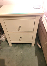 IKEA HEMNES WHITE BEDSIDE