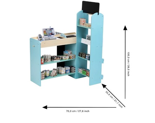 Children wooden super market - super,