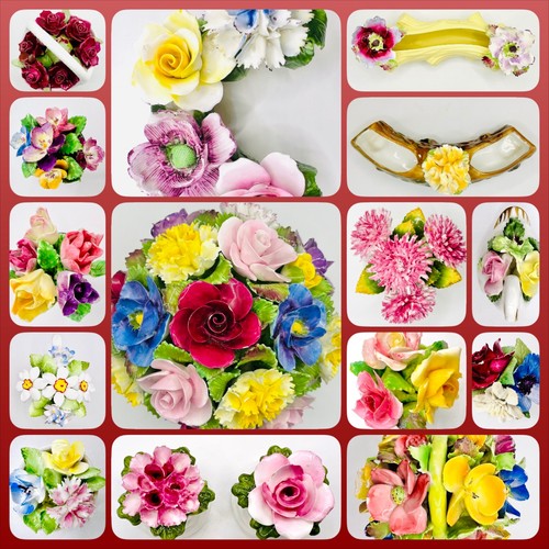 Vintage fine bone - vintage, floral