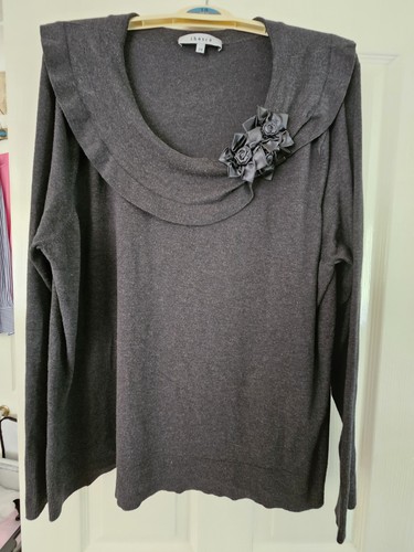 Unusual scoop neck cotton - , knit