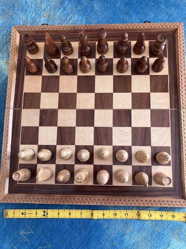 Chess set wooden - set,, board