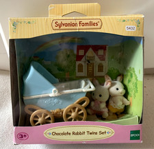 Sylvanian Families - Chocolate Rabbit Twins - Set 5432
