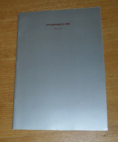 Porsche price guide - porsche, 1992-1993