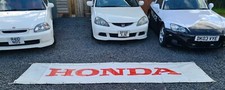 Genuine Japanese Honda Racetrack Banner Sign EG6 EK9 DC2 DC5 FD2 S2000 FL5 NSXR
