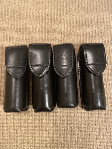 Police black leather - ex,
