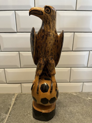 Hand carved wooden - wooden, eagle