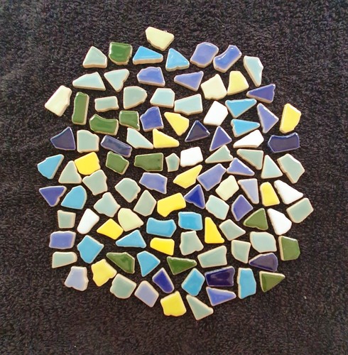 Mosaic ceramic jigsaw pieces - mosaic, 'jigsaw'