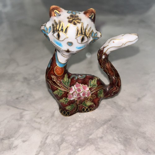 Vintage cloisonne brass - vintage,