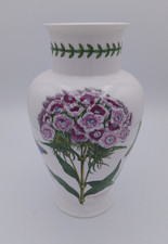 Portmeirion Botanic Garden Sweet William Older Backstamp - Vase 8 1/2" VGC