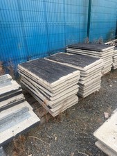 Double concrete garage panels