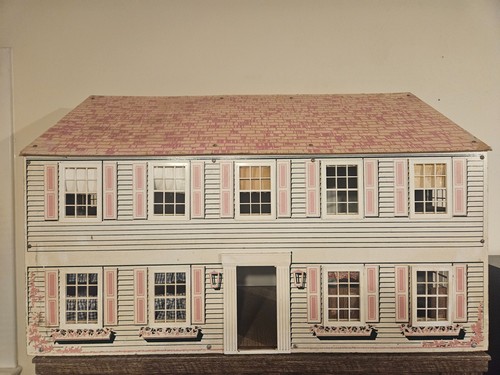Vintage old pressed board - board, pink