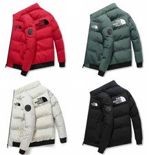 Men's Jacket Warm Winter Coat Quilted Bomber Jacket Windproof Insulated Casual