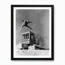 Jumping Over Snowcat Vintage
