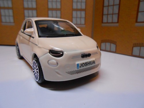 Fiat 500 white - 500, personalised