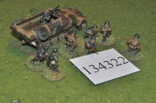 20mm WW2 / german - half track & 8 infantry - (134322)