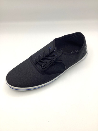 Henleys mens milo black canvas - henleys,