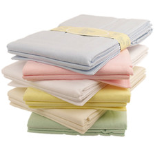 Baby Flat Sheets Flannelette Pack Of 2 Cotton Pram Moses Basket Crib