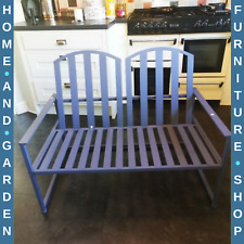 2 Seater Metal Garden Bench