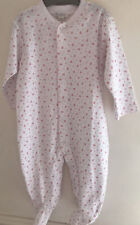 Kissy Kissy White With Pink Hearts  Themed Cotton All In One ~ 12-18 Months