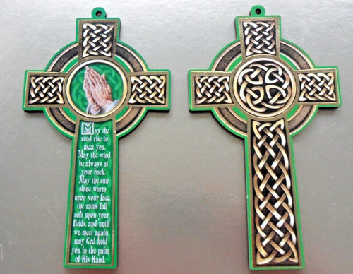Celtic wall cross with - cross,