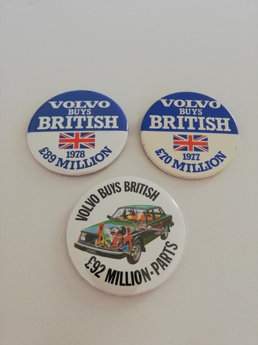 Job lot vintage volvo - volvo, pin