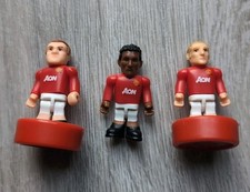 SPORTS STARS MANCHESTER UNITED 3 Character Building Figures Rooney Vidic Nani 