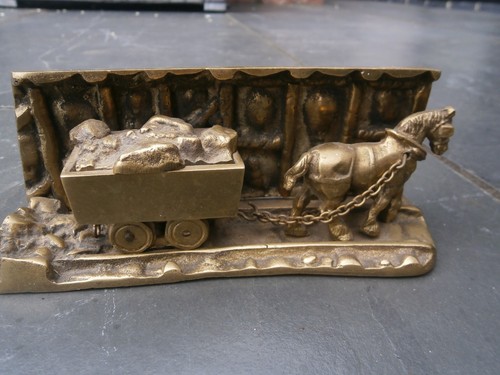 Rare heavy vintage brass - heavy, pit
