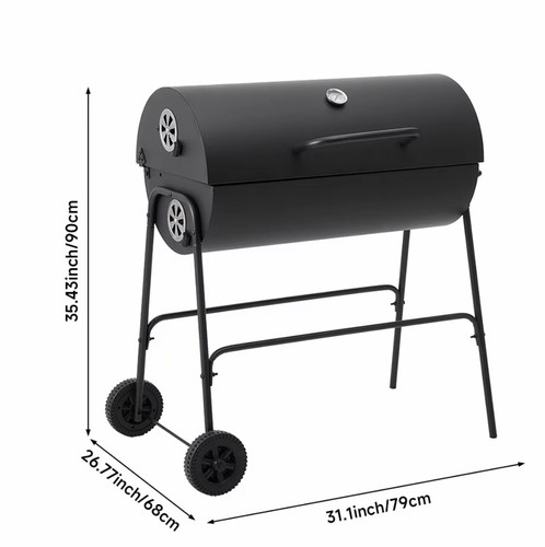 Large oil drum - drum, bbq