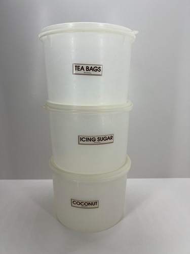 Vintage white opaque - , container