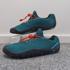 Merrell Move Glove Shoes Women UK 5 Barefoot Trainers Running Teal Vibram Sole